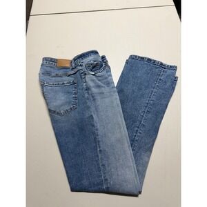 BKE BILLIE SLIM FIT HIGH RISE BOOT CUT WOMENS DISTRESSED JEANS SIZE 27X29 1/2